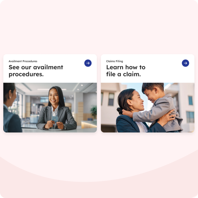 InLife Benefits product cards