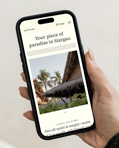 Lead generation phone mockup